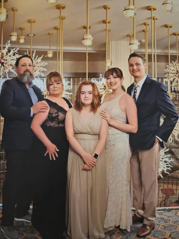 Elder John Staten with his family